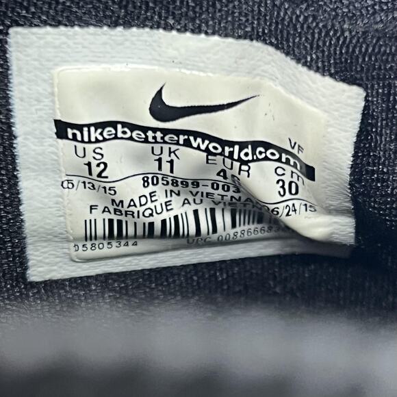 Nike Lunar Force 1 Duckboot Shoes Mens Size 12 Black Gum Winter Comfort Sneakers - Picture 8 of 12